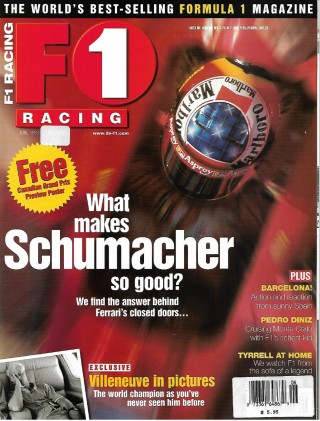 F1 RACING 1998 JUNE - TRULLI, PEDRO DINZ, JACQUES, MOSLEY,GIANSANTI,WINDSOR*